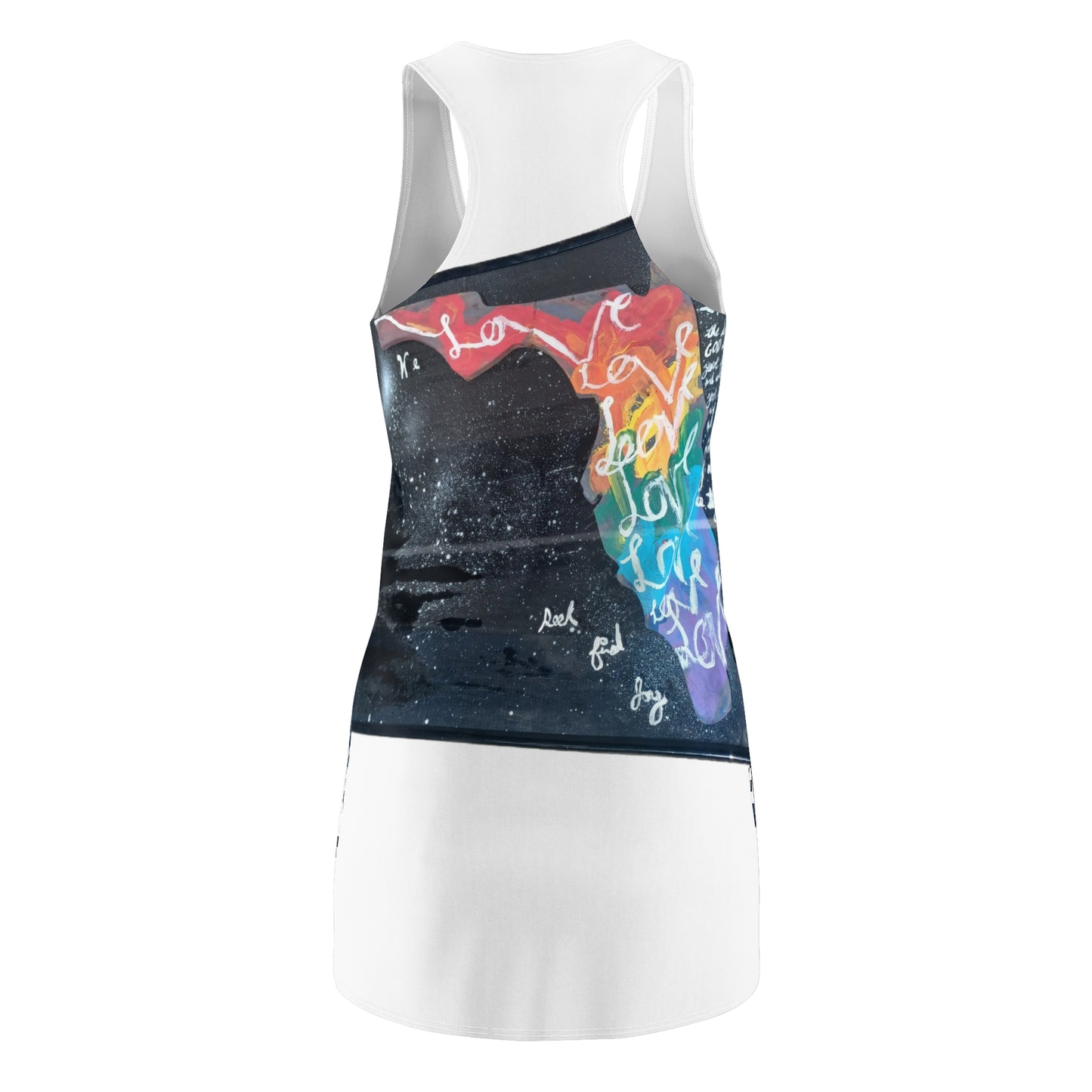 Women's Cut & Sew Racerback Dress (AOP)