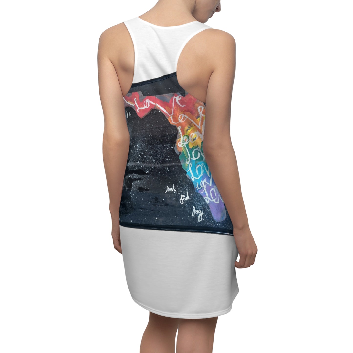 Women's Cut & Sew Racerback Dress (AOP)